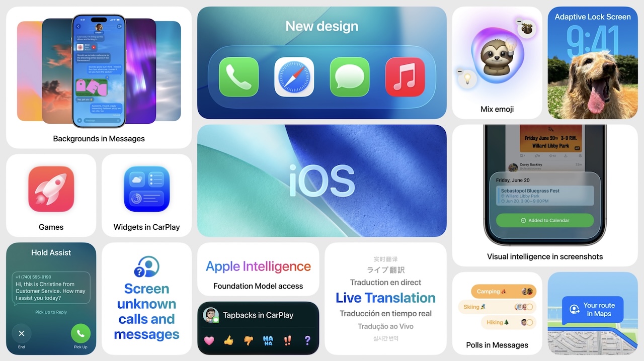 novinky v ios 26